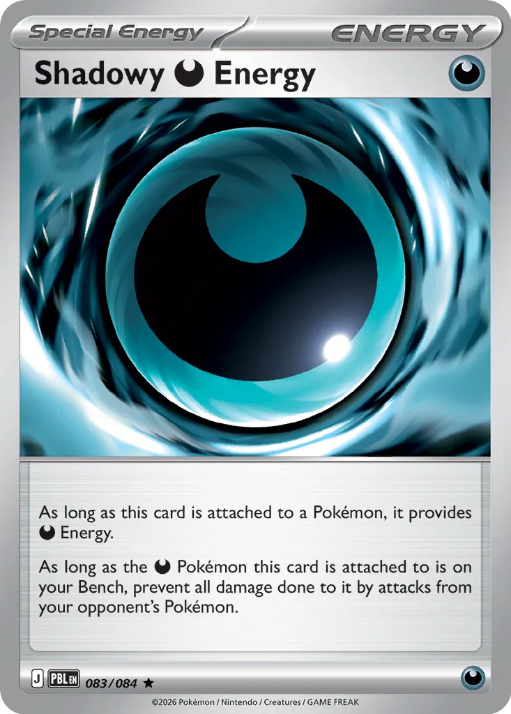 Shadowy Darkness Energy - 083/084 - Rare (Español Latino Foil NM)