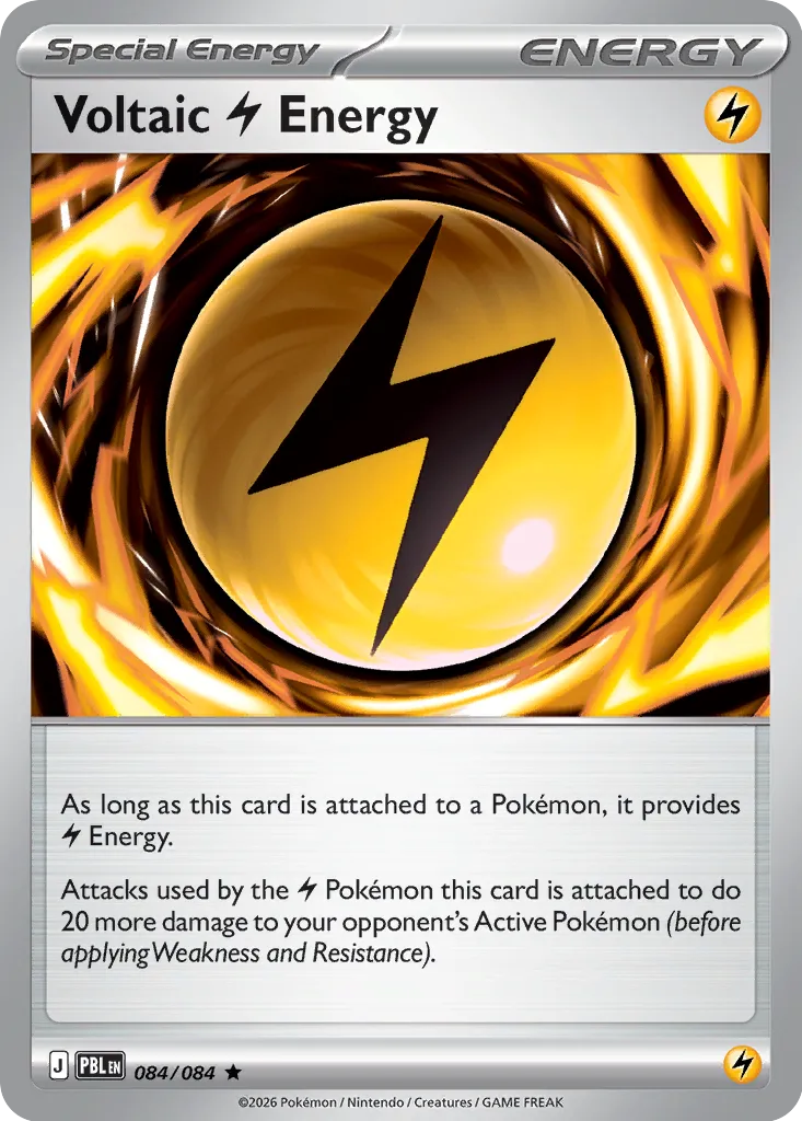 Voltaic Lightning Energy - 084/084 - Rare (Español Latino Foil NM)