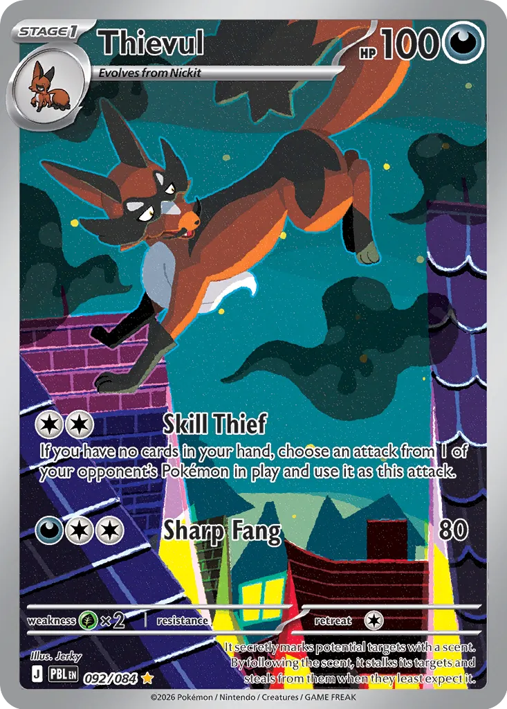 Thievul - 092/084 - Illustration Rare (Inglés Foil NM)