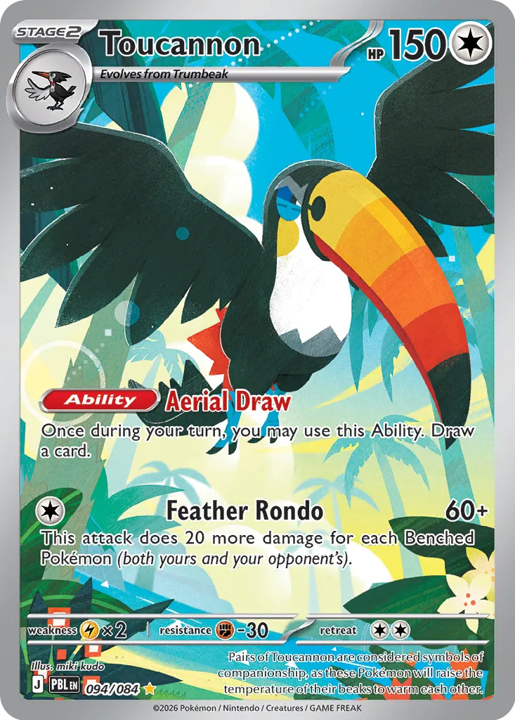 Toucannon - 094/084 - Illustration Rare (Inglés Foil NM)