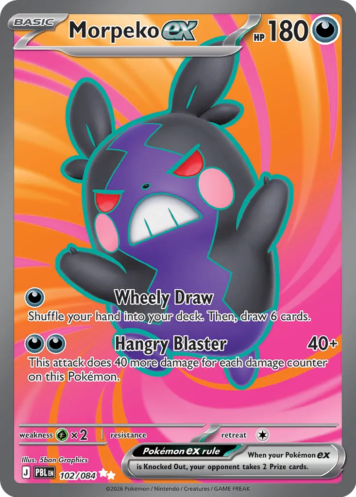 Morpeko ex - 102/084 - Ultra Rare (Español Foil NM)