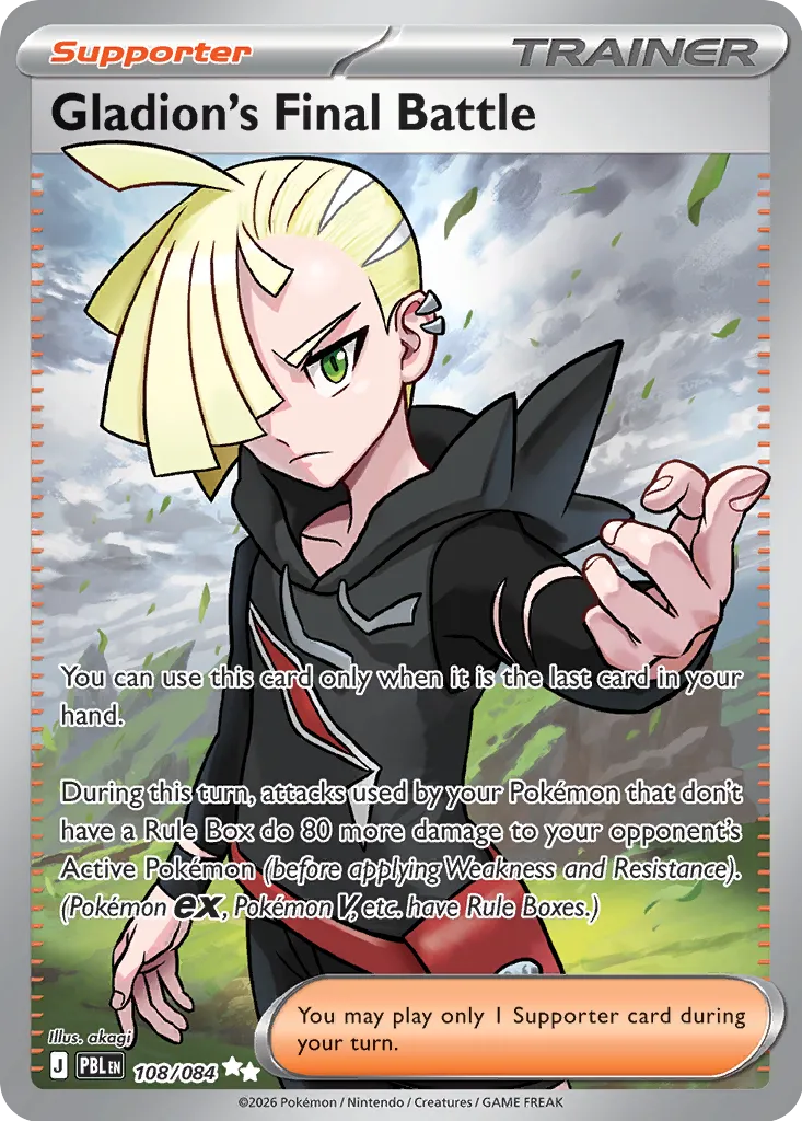 Gladion's Final Battle - 108/084 - Ultra Rare (Inglés Foil NM)