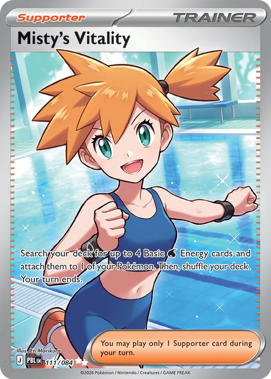 Misty's Vitality - 111/084 - Ultra Rare (Inglés Foil NM)