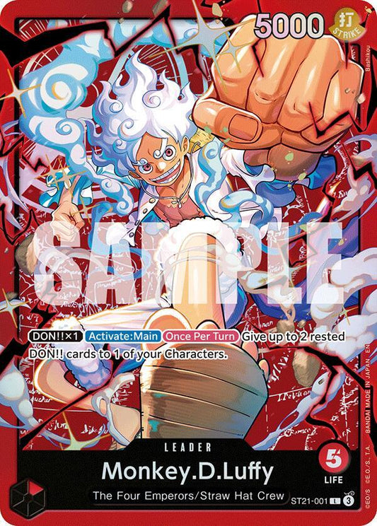 Monkey.D.Luffy (ST21-001) - ST21-001 - Leader Foil (Inglés Foil LP)
