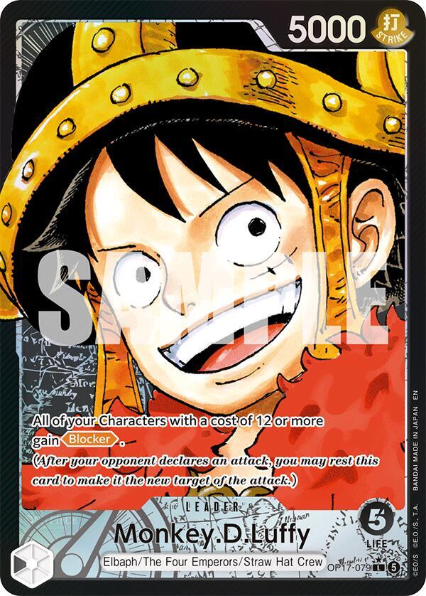 Monkey.D.Luffy (079) (Alternate Art) - OP17-079 - Leader Foil (Inglés Foil NM)