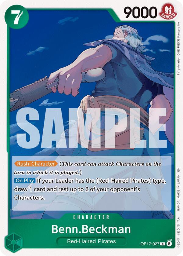 Benn.Beckman - OP17-027 - Rare Foil (Inglés Foil NM)