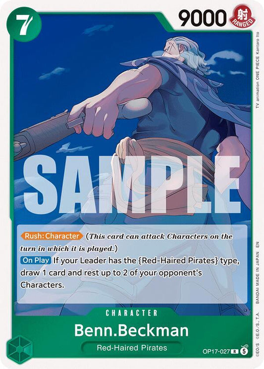 Benn.Beckman - OP17-027 - Rare Foil (Inglés Foil NM)