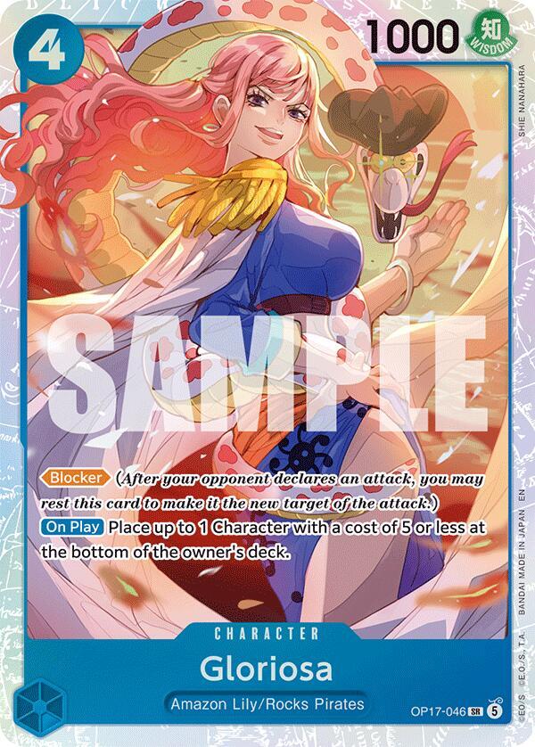 Gloriosa - OP17-046 - Super Rare Foil (Inglés Foil NM)