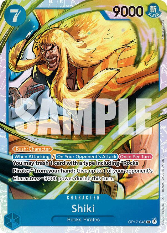 Shiki (048) - OP17-048 - Super Rare Foil (Inglés Foil NM)