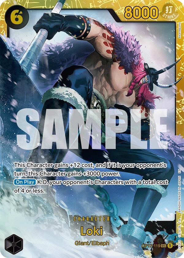 Loki - OP17-119 - Secret Rare Foil (Inglés Foil NM)