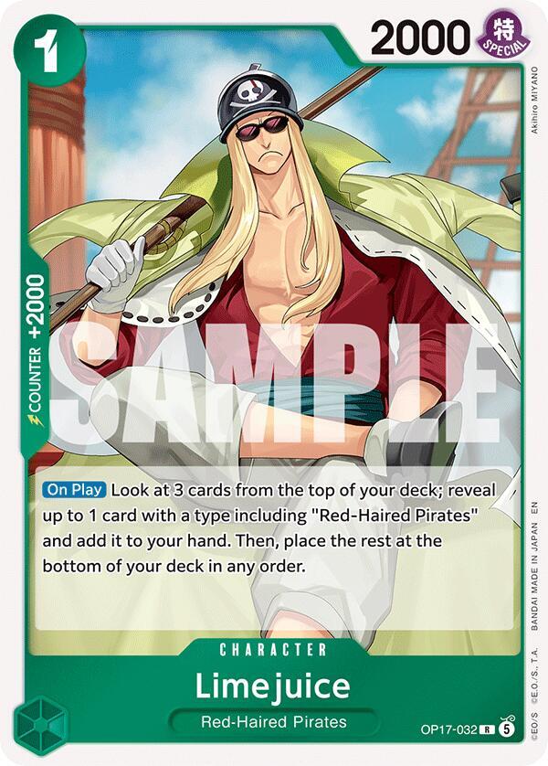Limejuice - OP17-032 - Rare Foil (Inglés Foil NM)