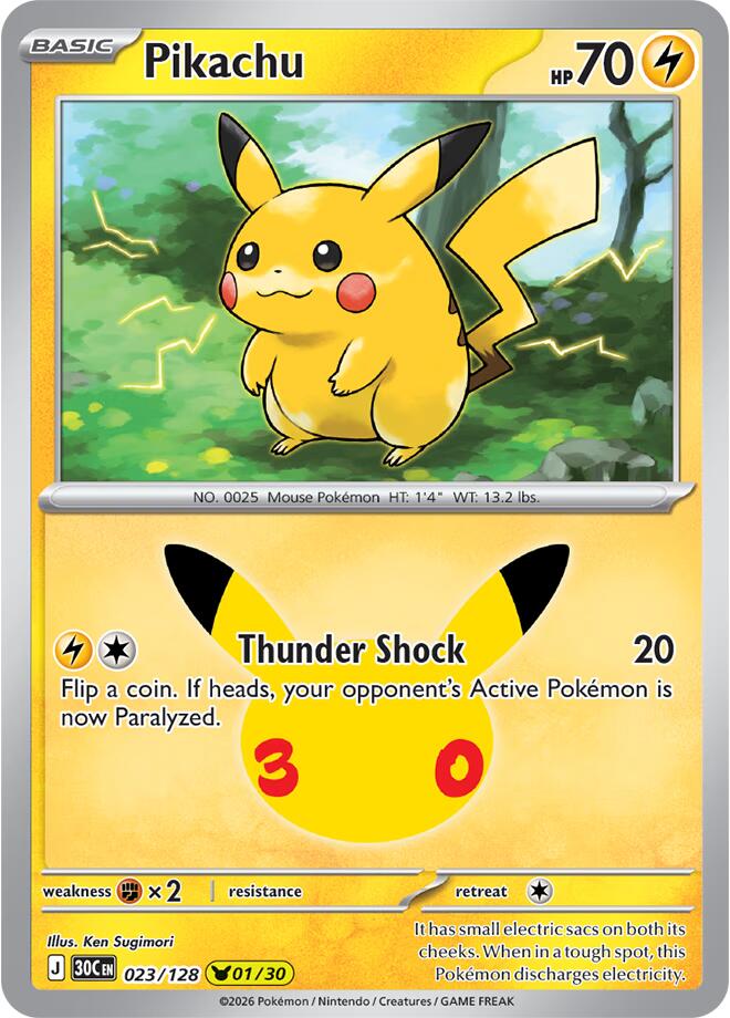 Pikachu - 023/128 - Pikachu Rare (Español Foil NM)