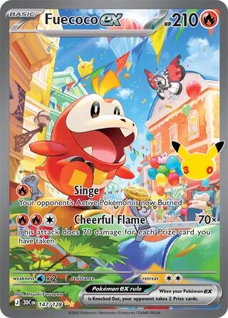 Fuecoco ex - 147/128 - Special Illustration Rare (Inglés Foil NM)