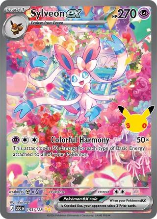 Sylveon ex - 153/128 - Special Illustration Rare (Inglés Foil NM)