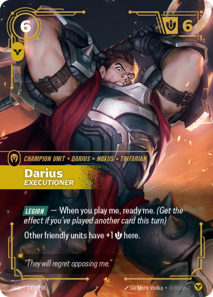 DARIUS, EXECUTIONER - OGN-243/298