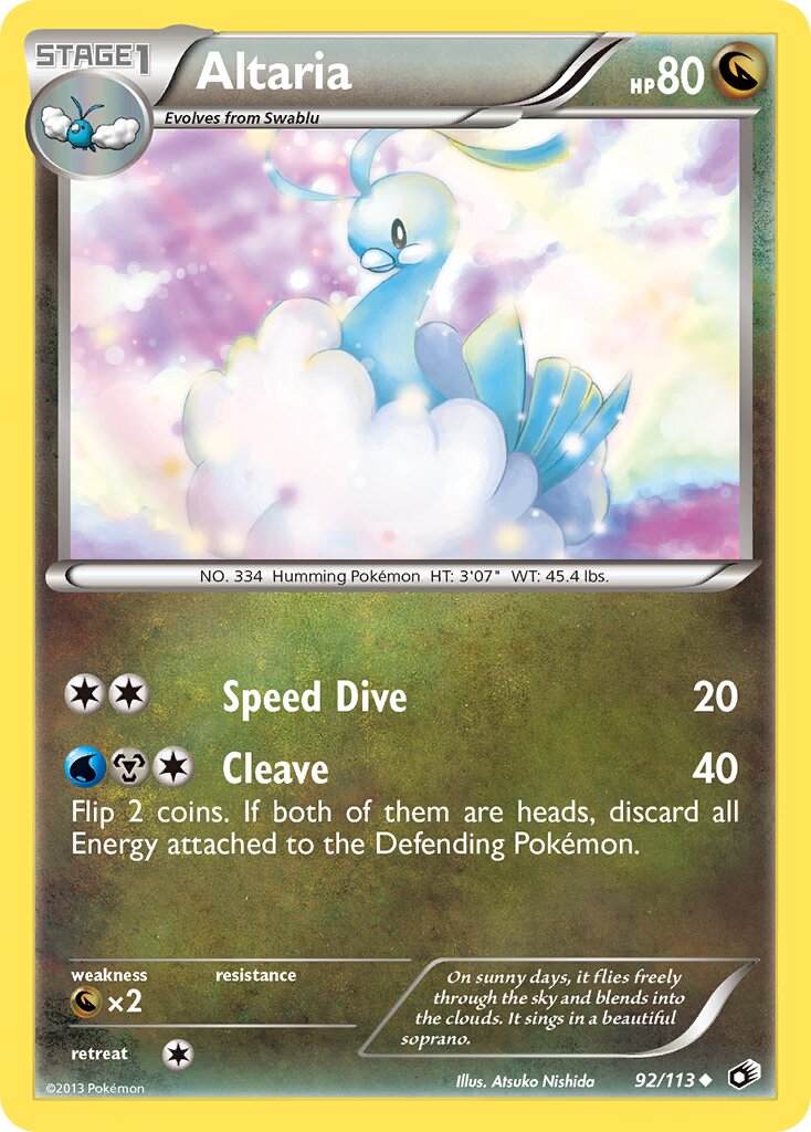 Altaria - 92/113 - Uncommon (Inglés NM)