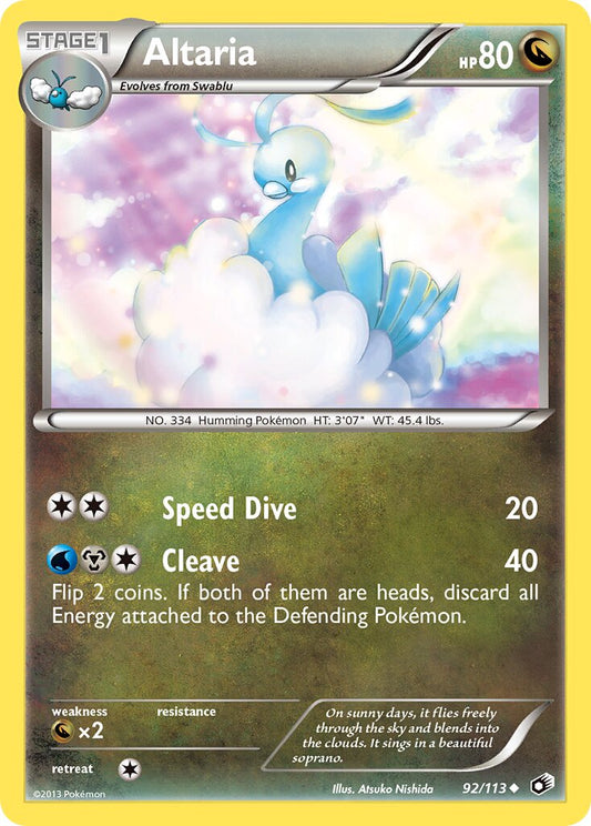 Altaria - 92/113 - Uncommon (Inglés NM)