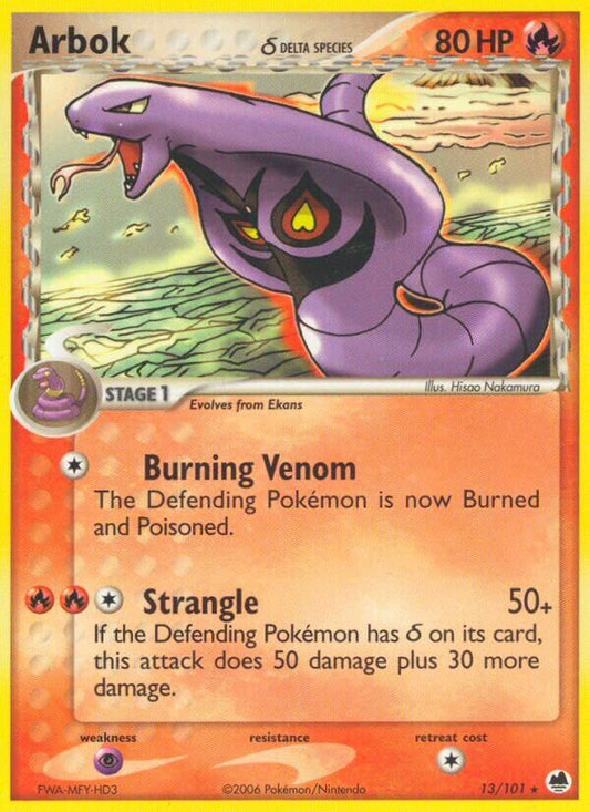 Arbok - 13/101 - Rare (Inglés LP)