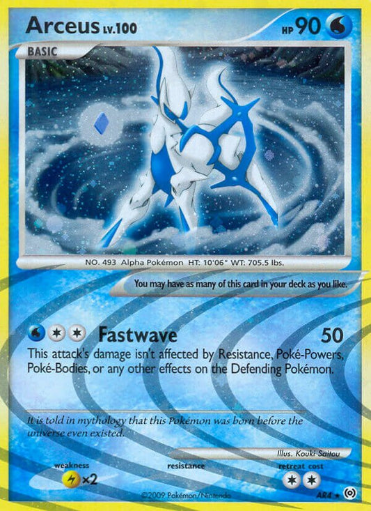 Arceus - AR4 - Rare Holo (Inglés Foil MP)