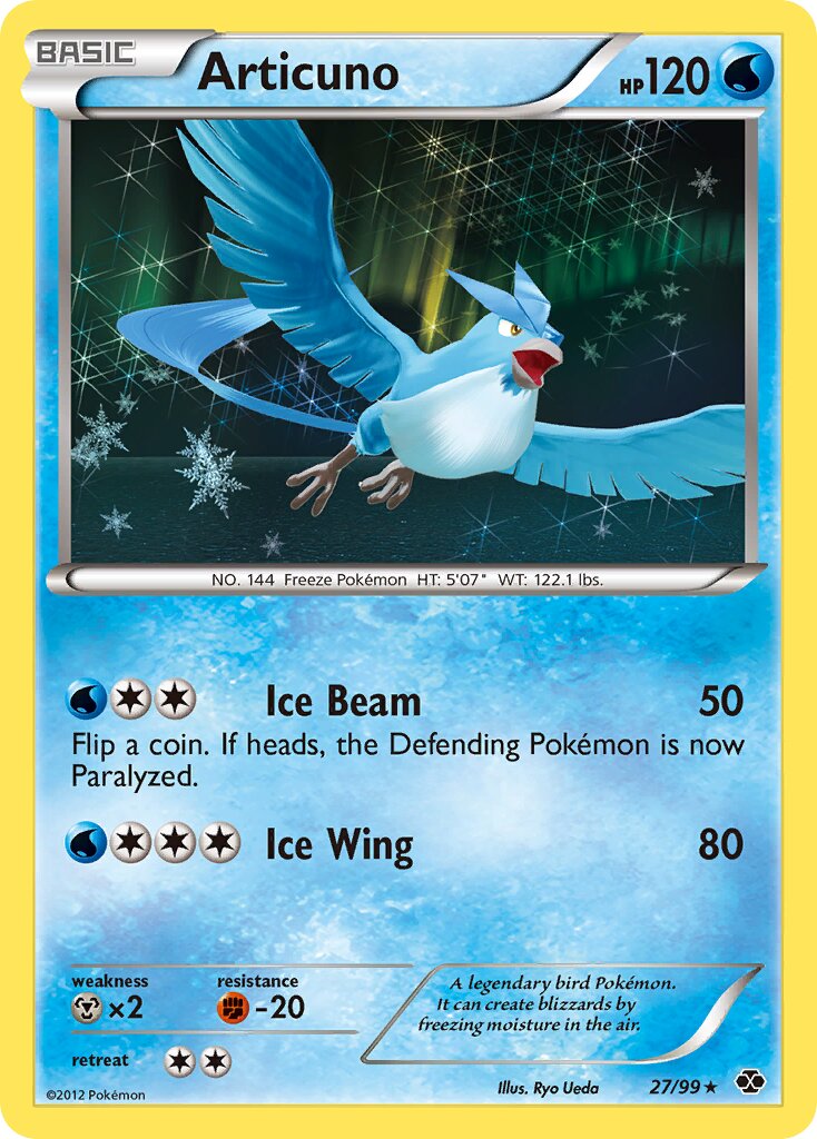 Articuno - 27/99 - Rare Holo (Inglés Foil MP)