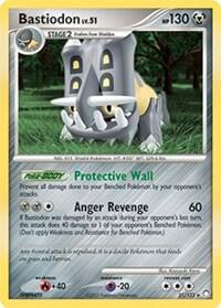 Bastiodon - 21/123 (DP Mysterious Treasures) - 021/123 - Holo Rare (Inglés Foil MP)