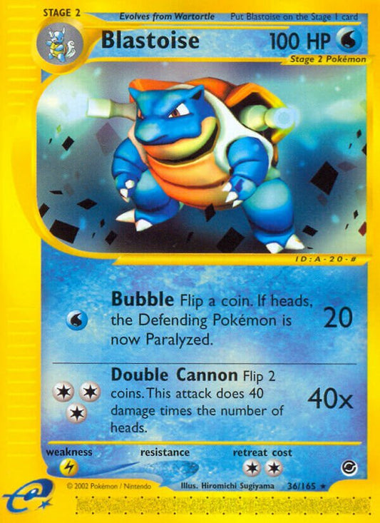 Blastoise - 36/165 - Rare (Inglés LP)