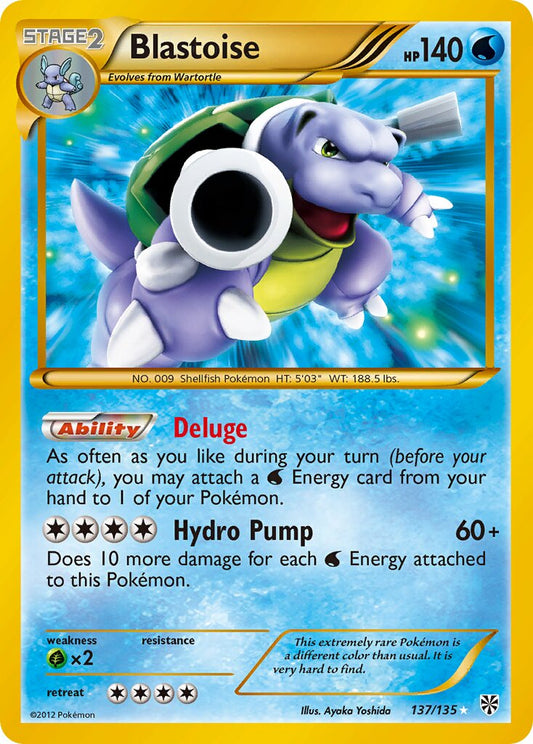 Blastoise - 137/135 - Rare Secret (Inglés Foil MP)