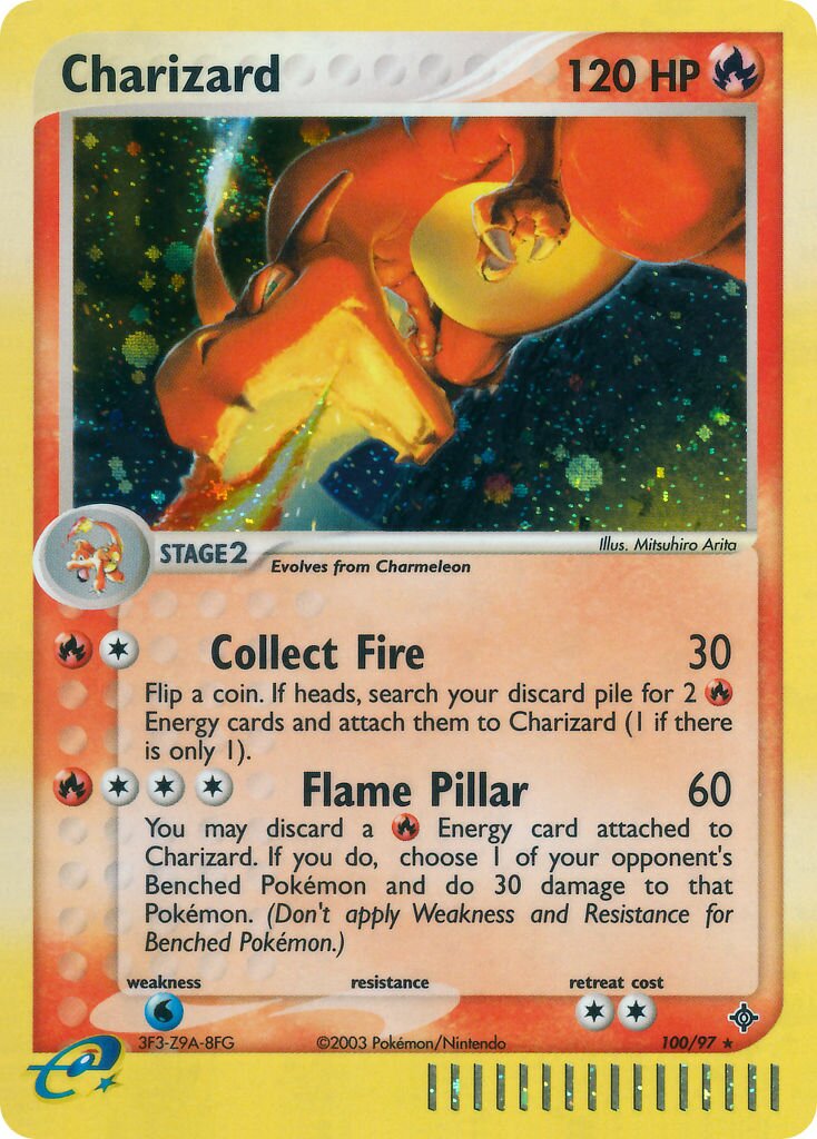 Charizard - 100/97 - Rare Secret (Inglés Foil MP)