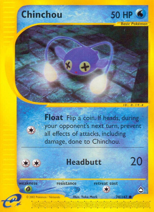 Chinchou - 70/147 - Common (Inglés LP)
