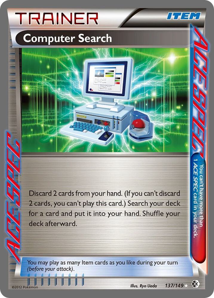 Computer Search - 137/149 - Rare ACE (Inglés Foil LP)