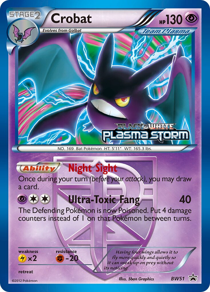 Crobat - BW51 - Promo (Inglés Foil LP)