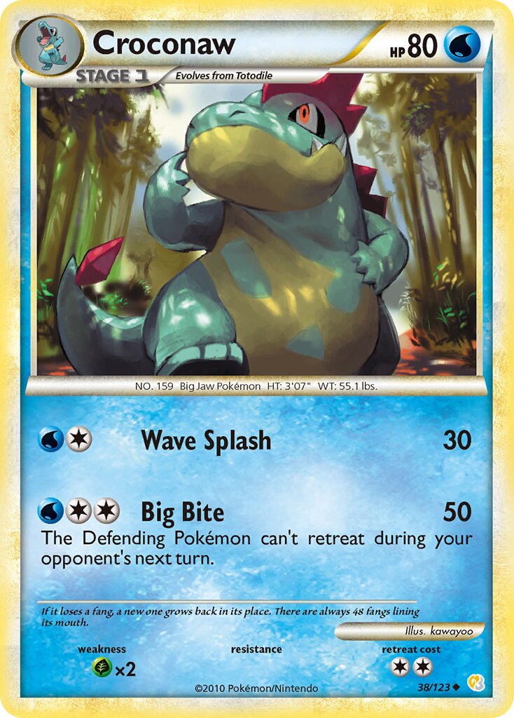 Croconaw - 38/123 - Uncommon (Inglés LP)