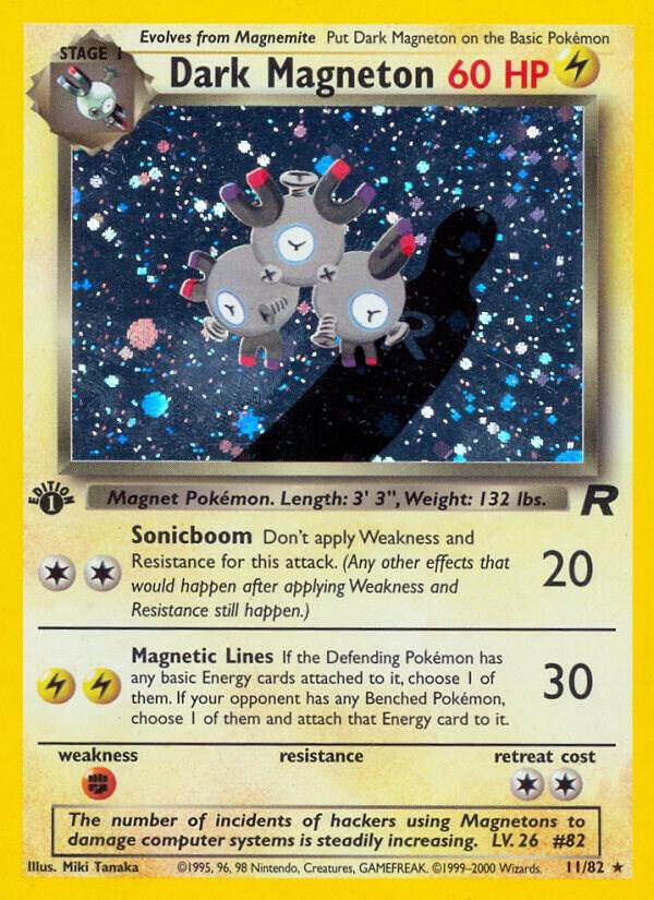 Dark Magneton - 11/82 - Rare Holo (Inglés Foil DMG)