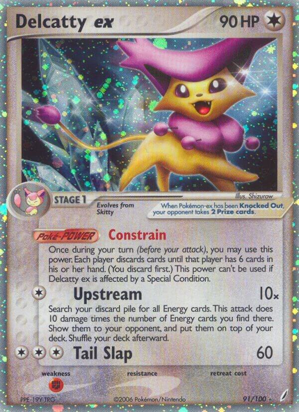 Delcatty ex - 91/100 - Rare Holo ex (Inglés Foil MP)