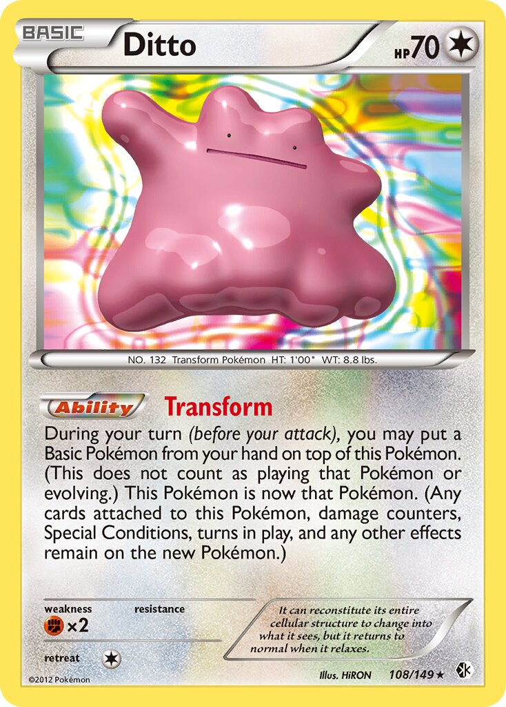 Ditto - 108/149 - Rare Holo (Inglés Foil NM)