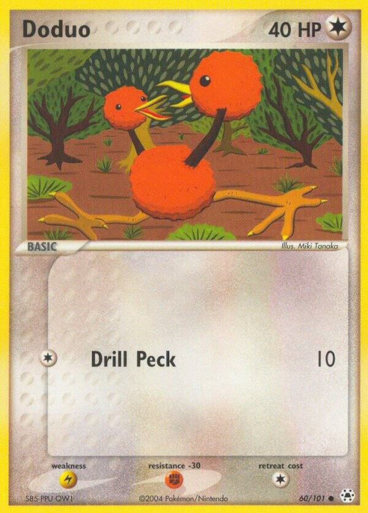 Doduo - 60/101 - Common (Inglés Reverse Holo NM)