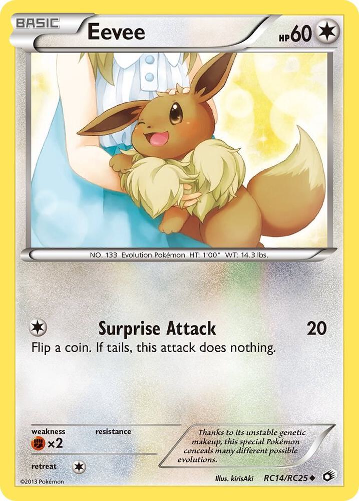 Eevee - RC14/RC25 - Uncommon (Inglés Foil LP)