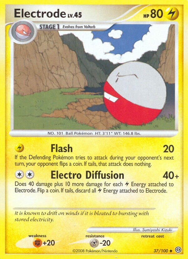 Electrode - 37/100 - Uncommon (Inglés Reverse Holo MP)
