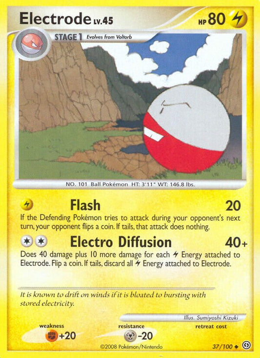 Electrode - 37/100 - Uncommon (Inglés Reverse Holo MP)