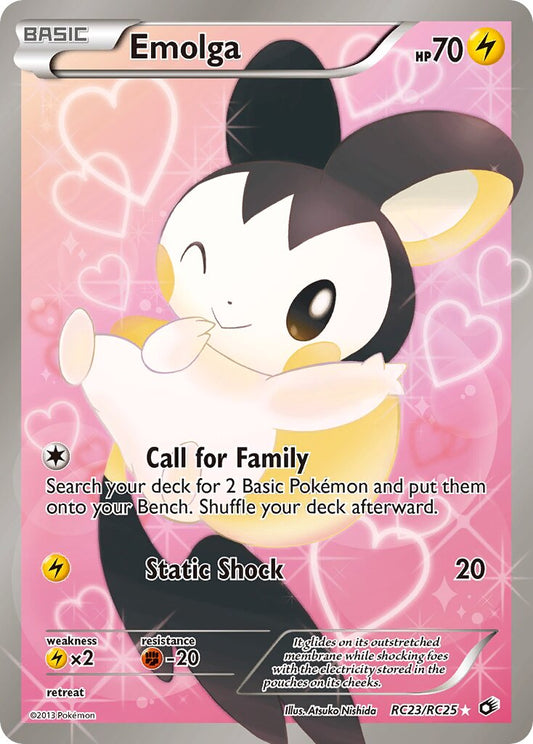 Emolga - RC23/RC25 - Rare Ultra (Inglés Foil MP)