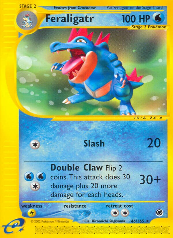 Feraligatr - 46/165 - Rare (Inglés HP)