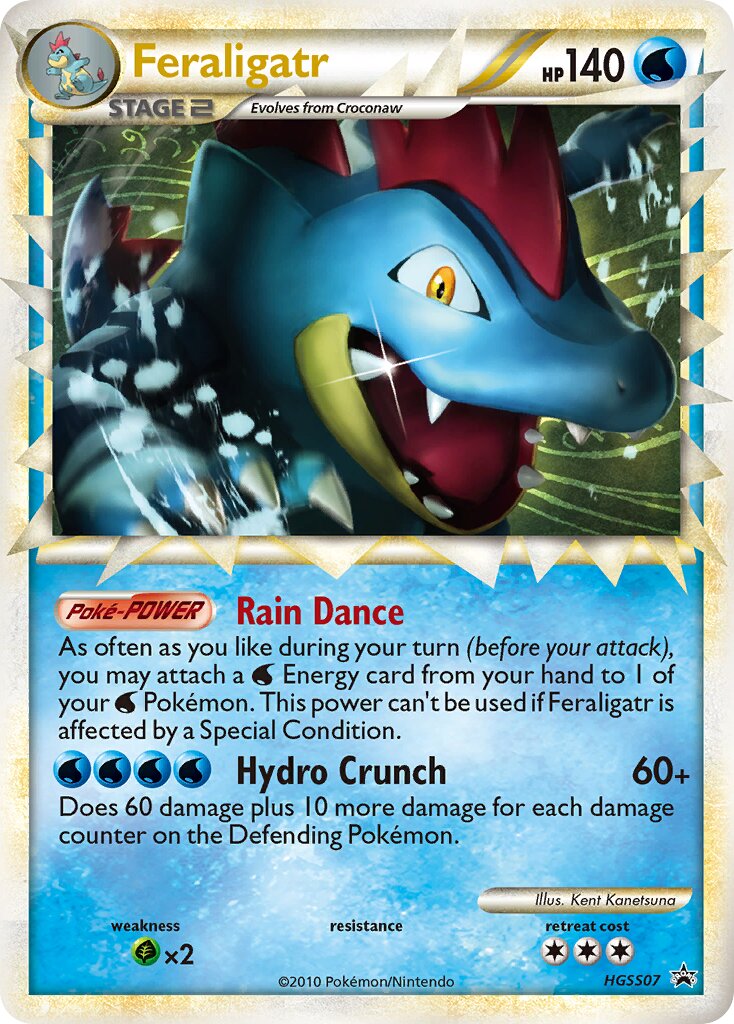 Feraligatr - HGSS07 - Promo (Inglés Foil MP)