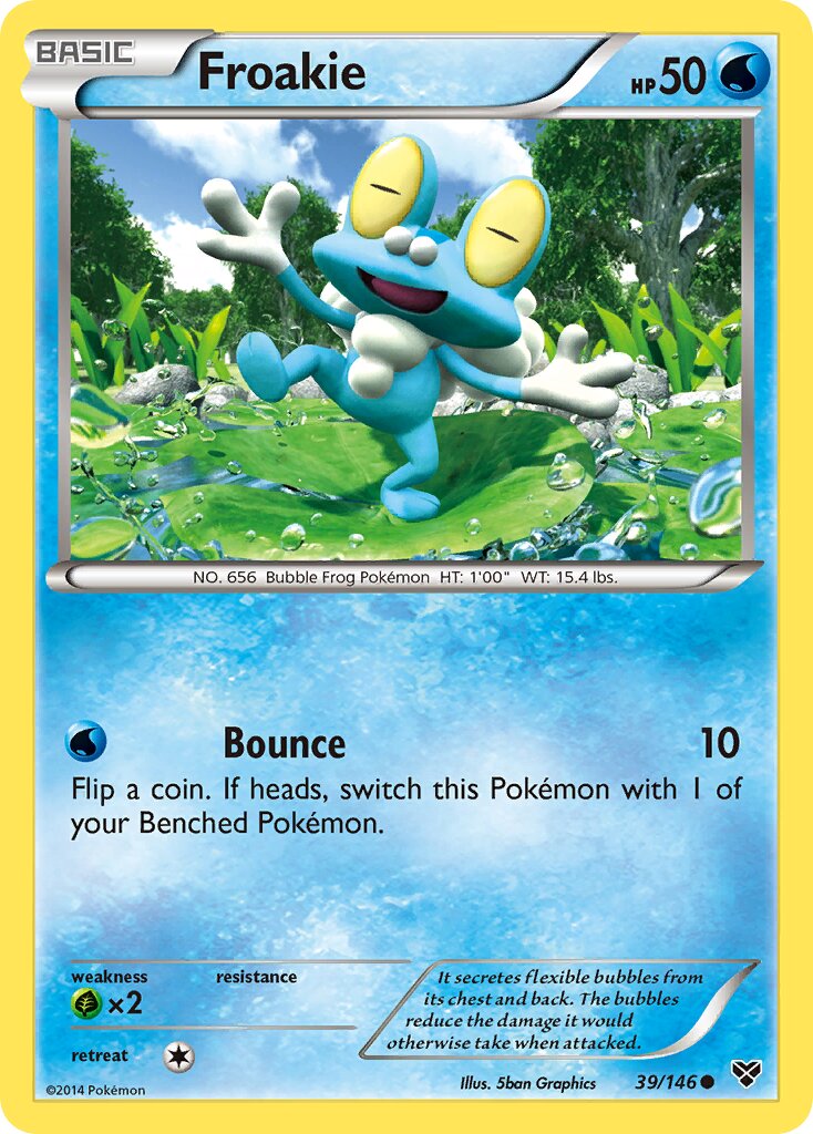 Froakie - 39/146 - Common (Inglés NM)