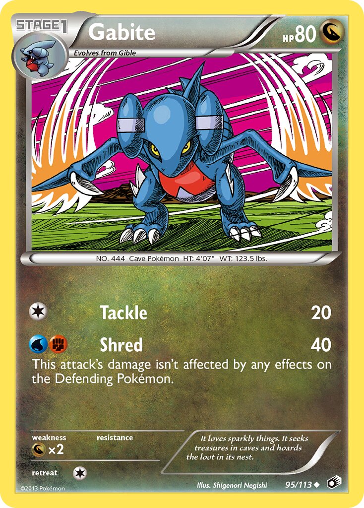 Gabite - 95/113 - Uncommon (Inglés NM)