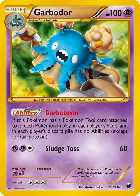 Garbodor - 119/116 - Rare Secret (Inglés Foil LP)
