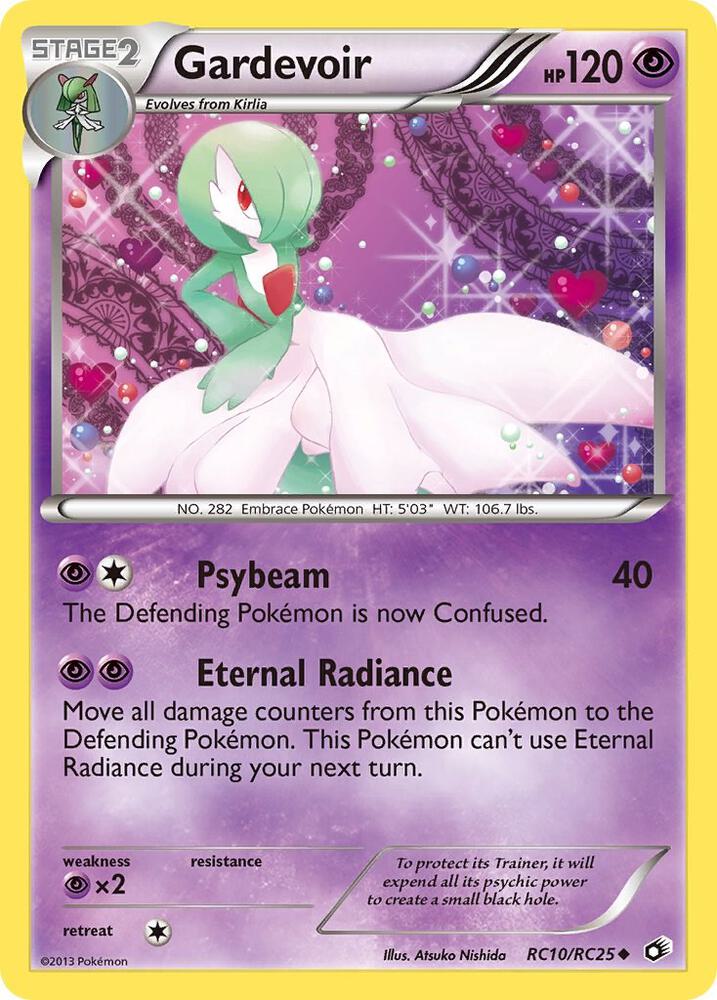 Gardevoir - RC10/RC25 - Uncommon (Inglés Foil LP)