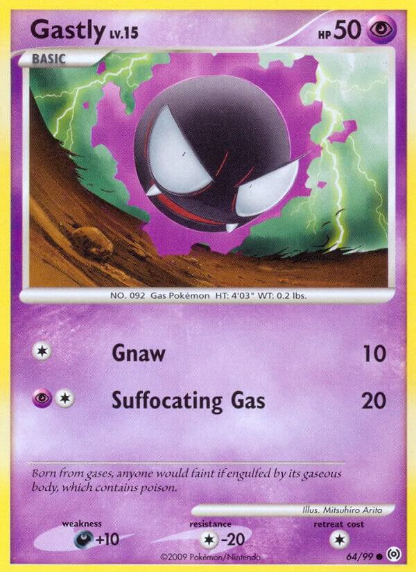 Gastly - 64/99 - Common (Inglés Reverse Holo LP)