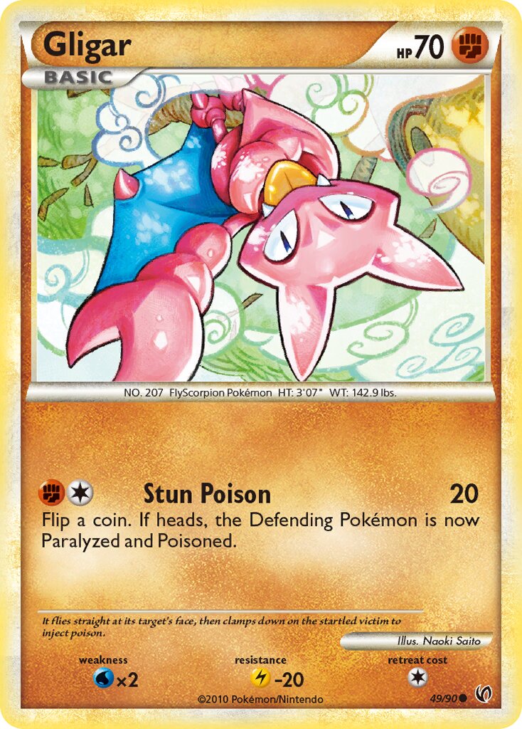 Gligar - 49/90 - Common (Inglés HP)