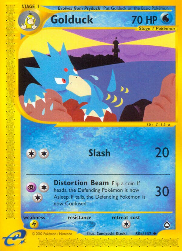 Golduck - 50b/147 - Uncommon (Inglés Reverse Holo LP)
