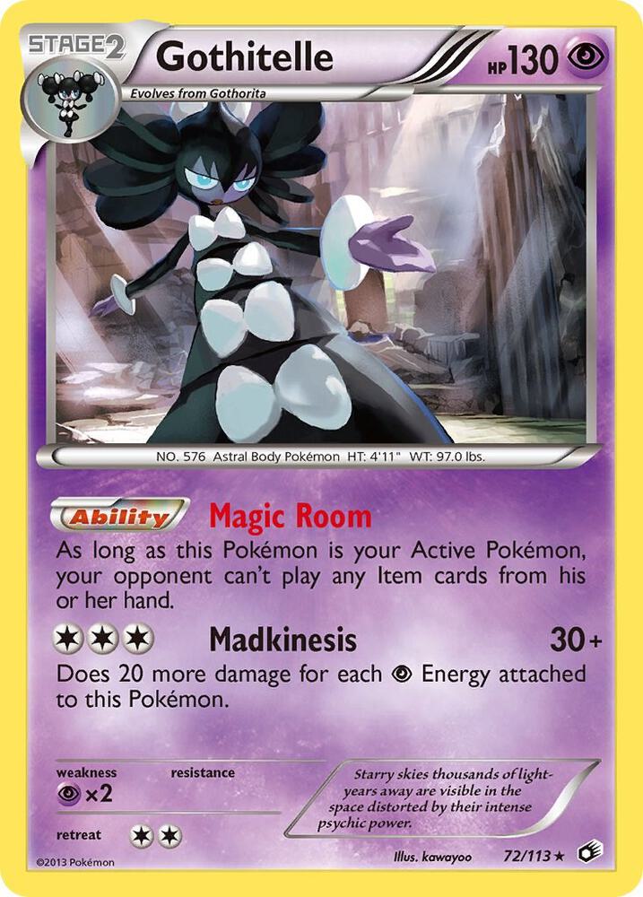 Gothitelle - 72/113 - Rare Holo (Inglés Foil LP)